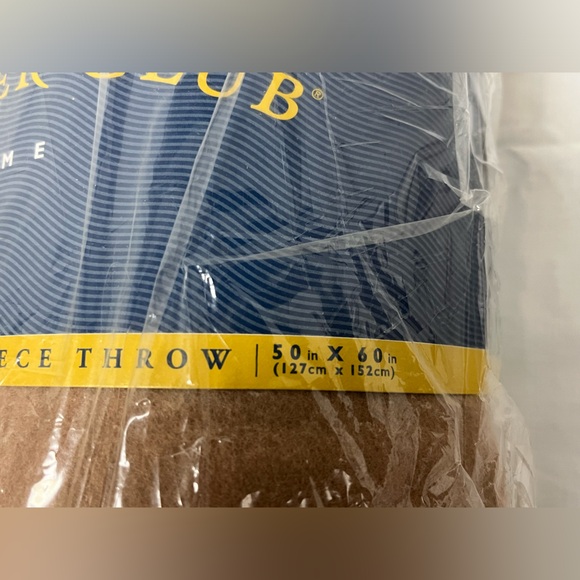 Charter Club Home Reversible Fleece Throw Blanket - Picture 2 of 7